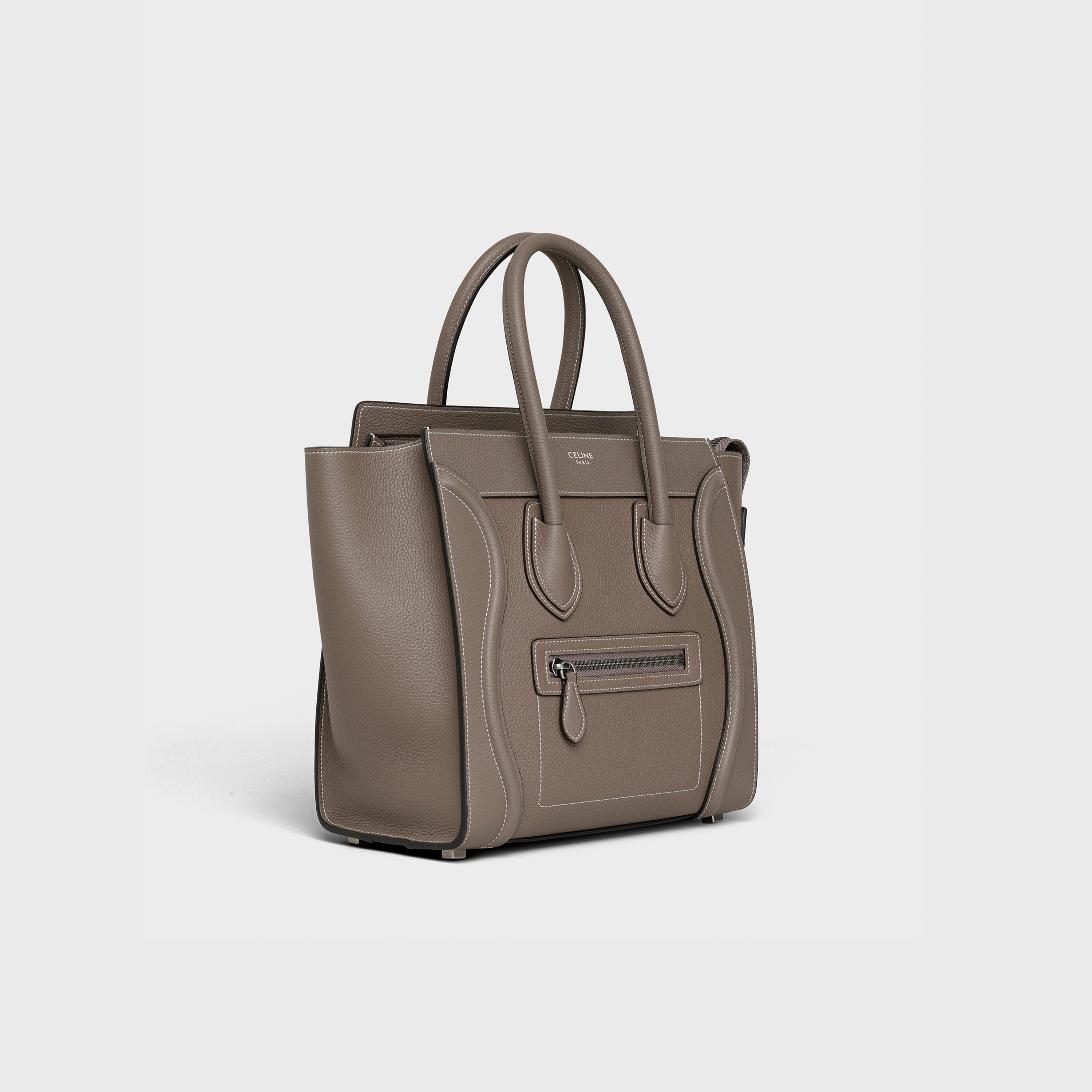 celine micro luggage drummed calfskin