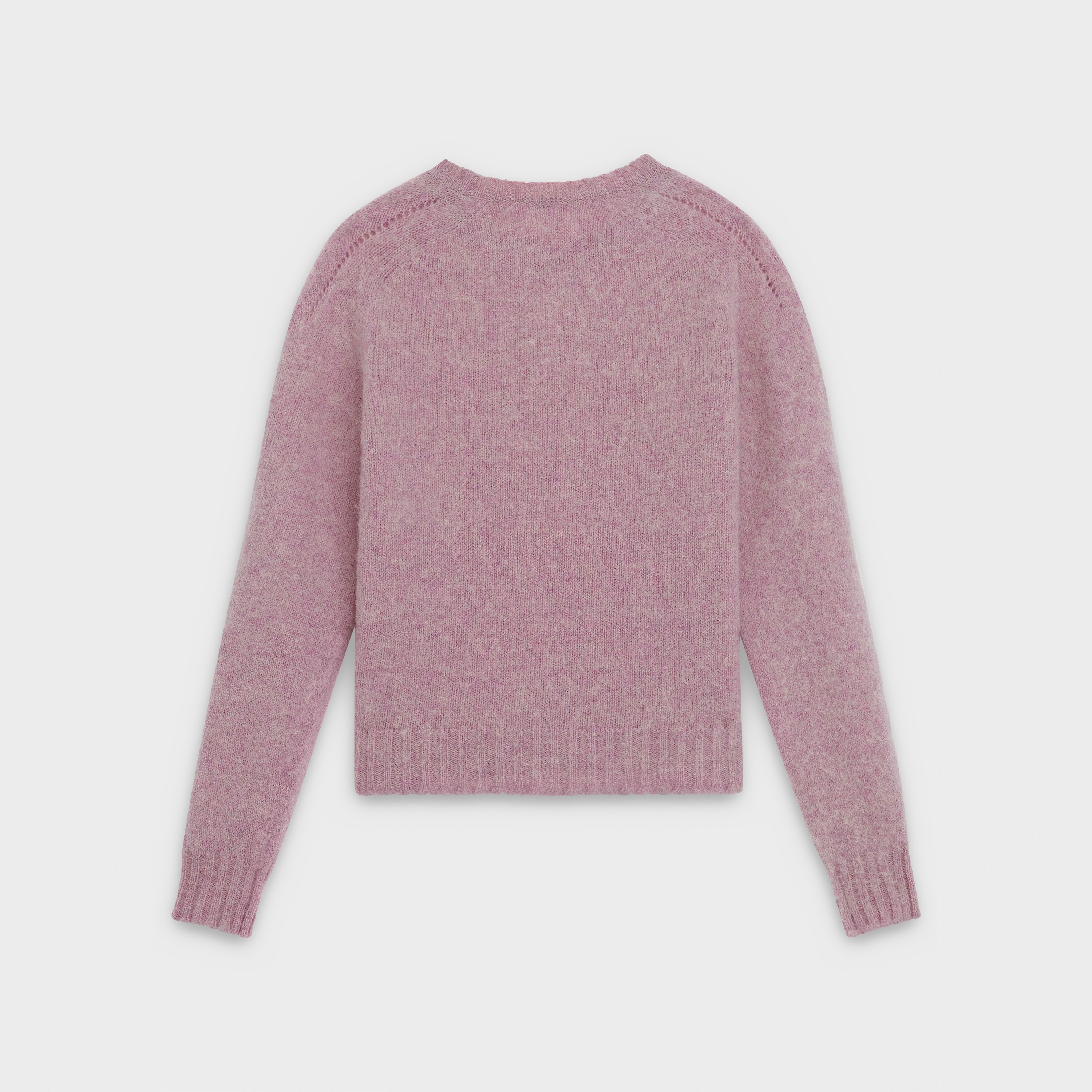 Crew Neck Sweater In Shetland Wool Celine Official Website