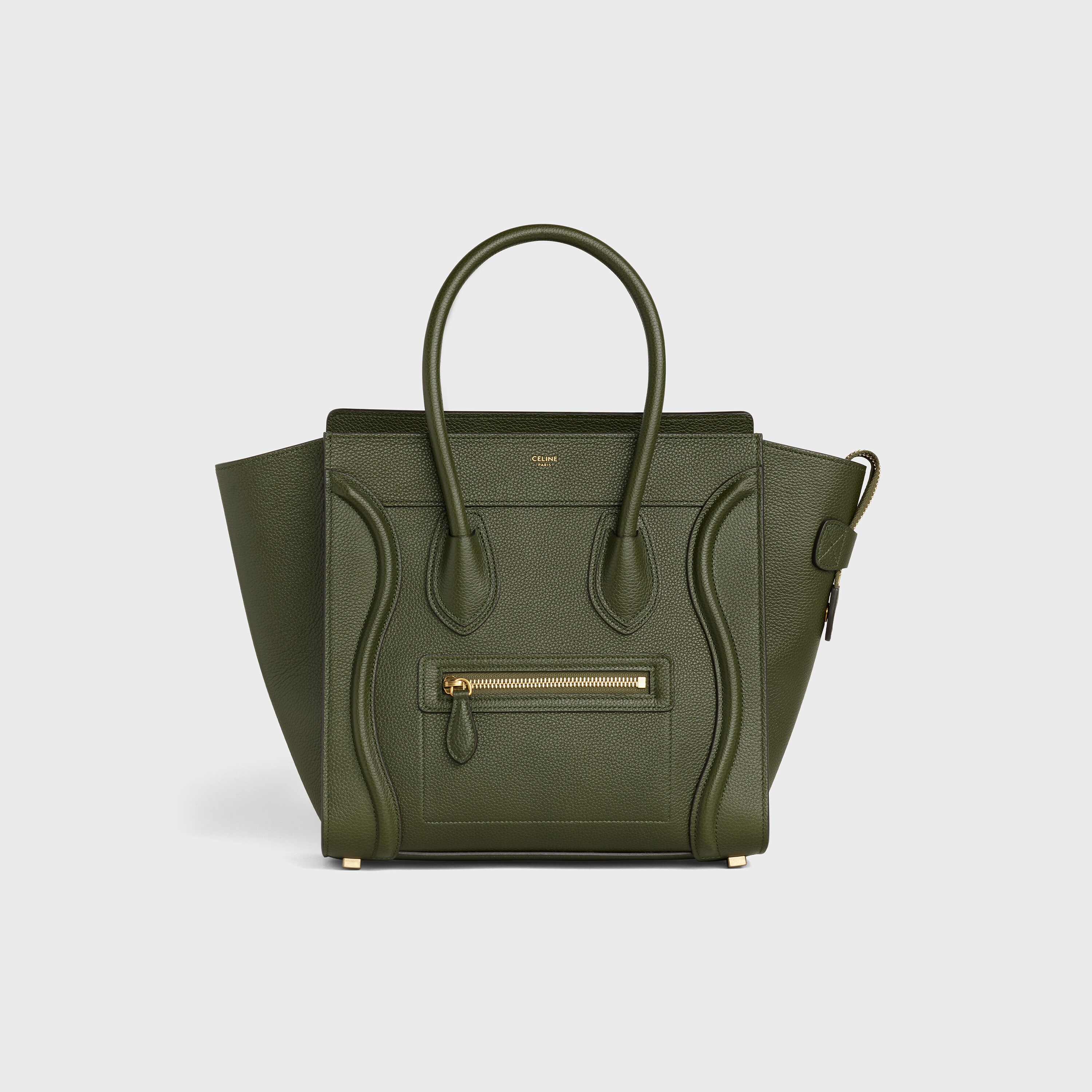 celine luggage green