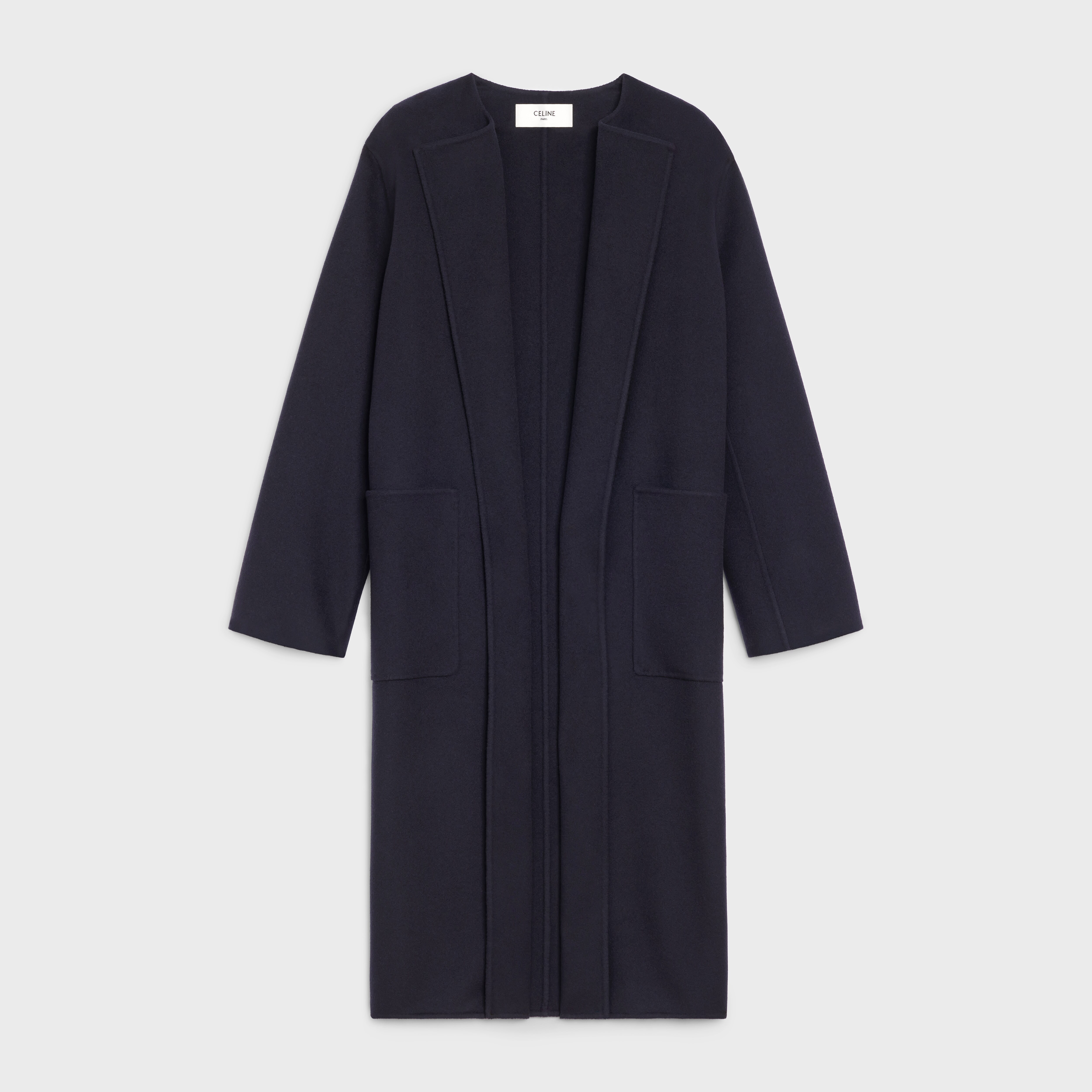 celine double faced cashmere coat