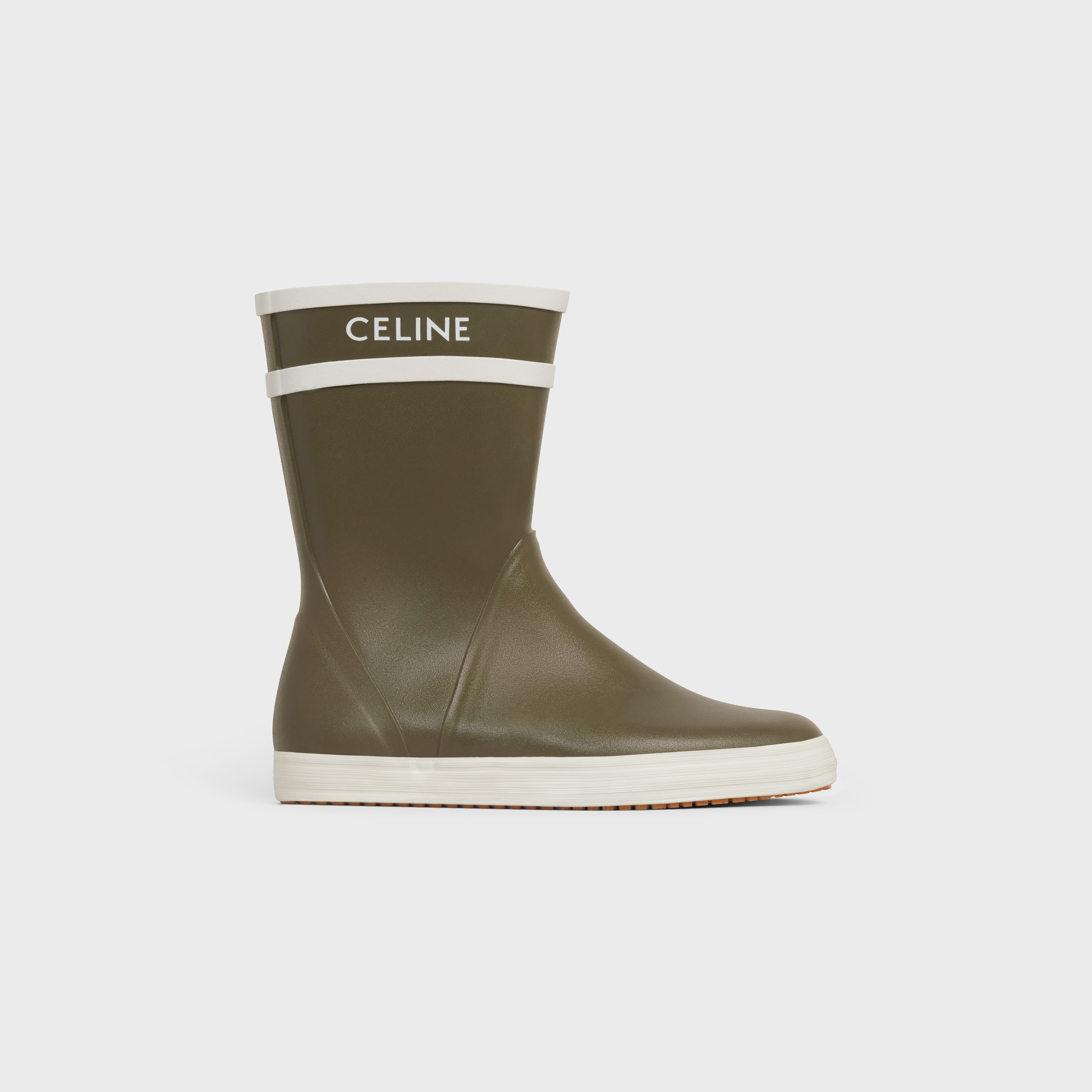 celine green boots