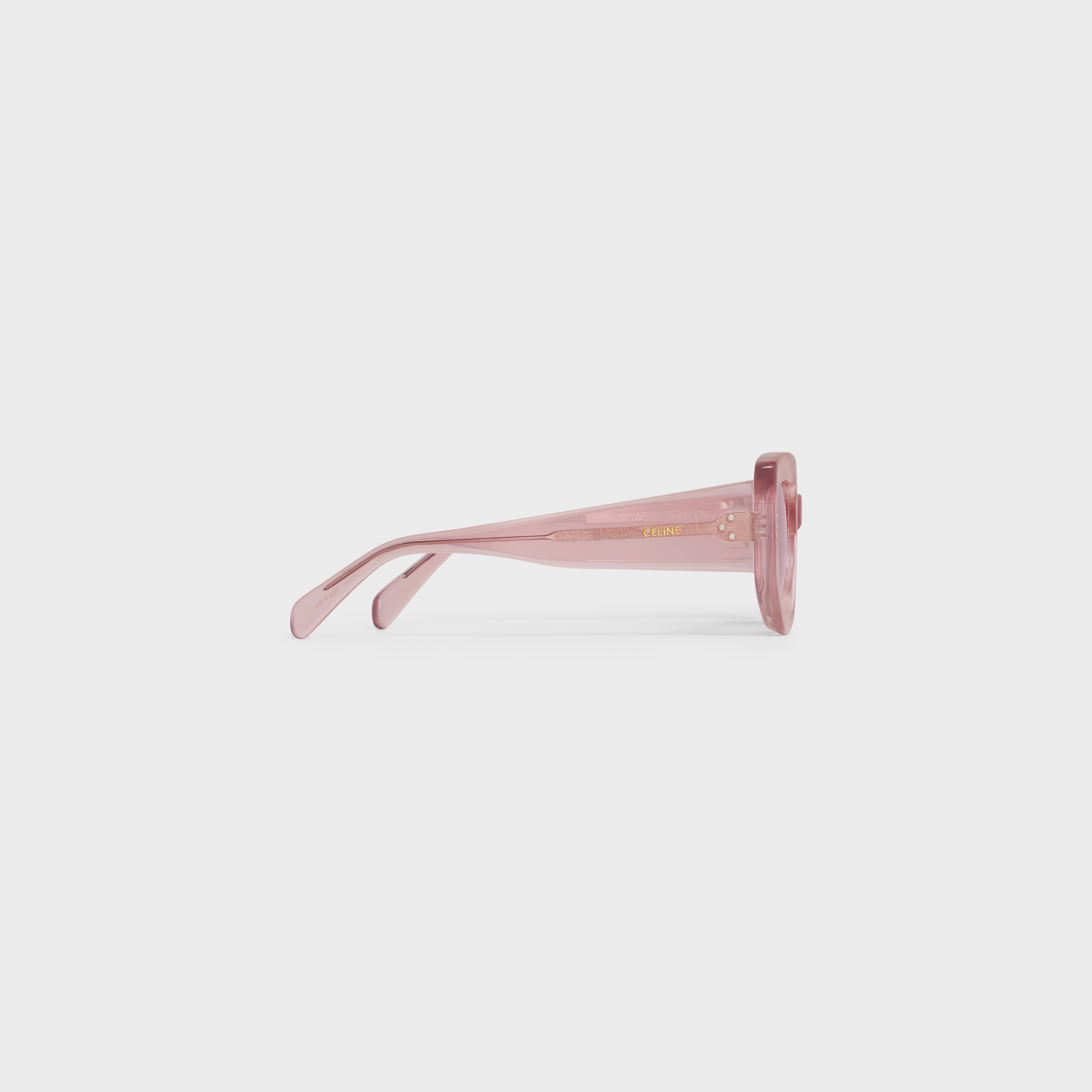 GRAPHIC S277 SUNGLASSES IN ACETATE - CRYSTAL PINK | CELINE