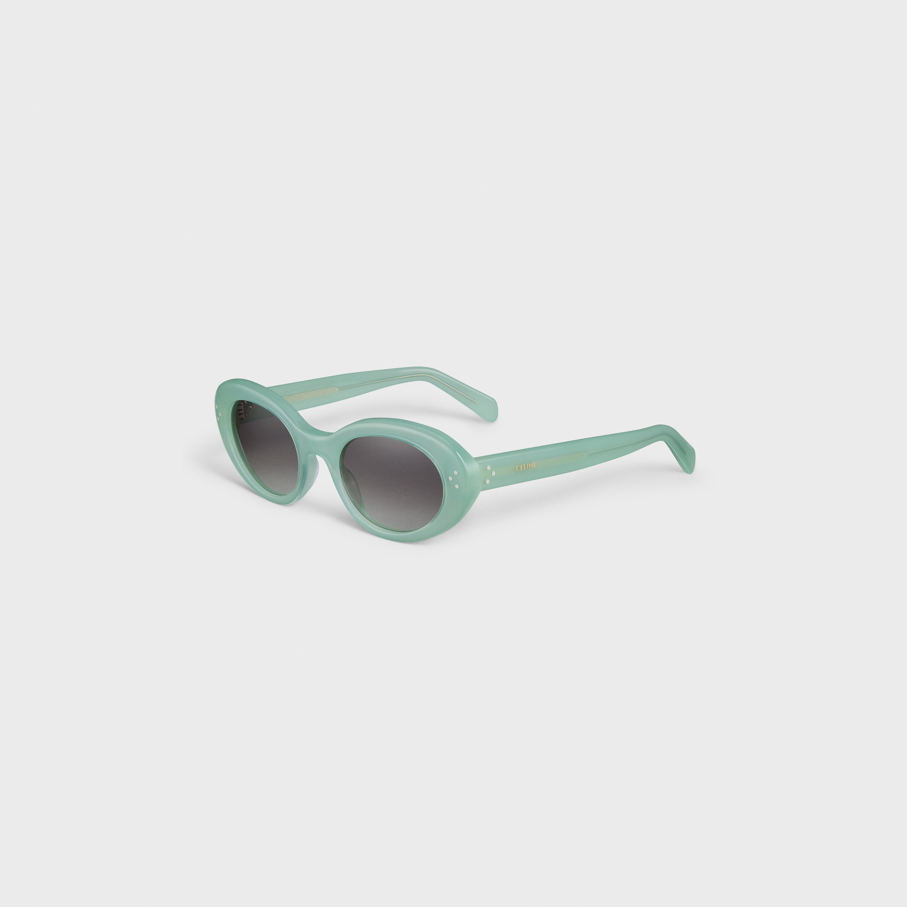 celine cat eye sunglasses green